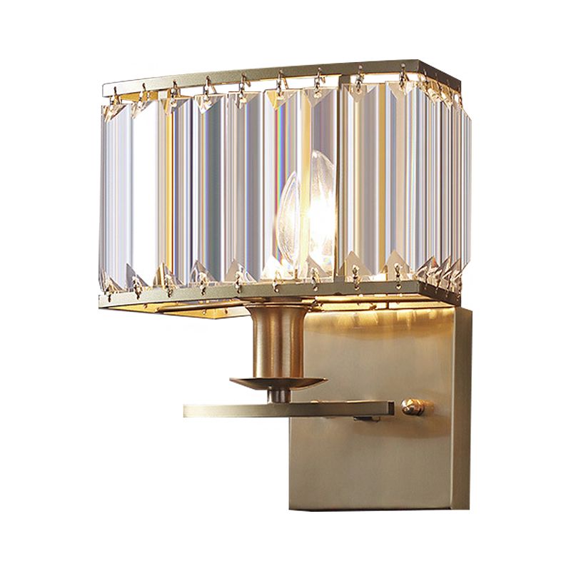 Lampada da parete per la parete vintage 1 con retro a parete Vintage 1 con backplate metalliche in ottone