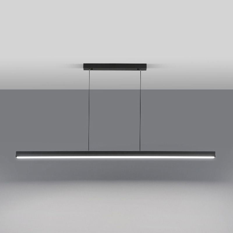 Linear Pendant Chandelier Contemporary Metal 1 Light Island Pendant
