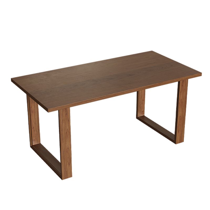 Modern 1/4/5 Pieces Rectangle Dining Set Solid Wood Dining Table with Chairs