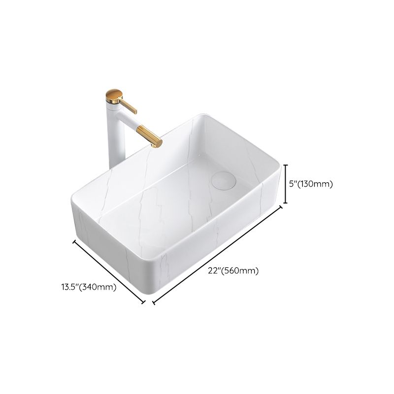 Classic Style Bathroom Sink Stainless Steel Dirt Resistant Bathroom Sink