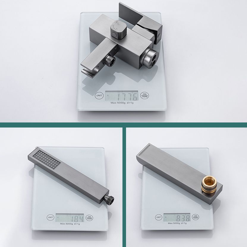 Floor Mounted Metal Freestanding Tub Filler Waterfall Freestanding Bathtub Faucet