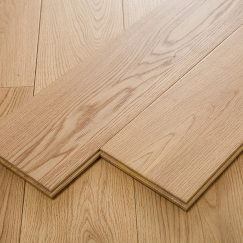 Traditional Wood Flooring Tiles Click Lock Wire Brushed Plank Flooring