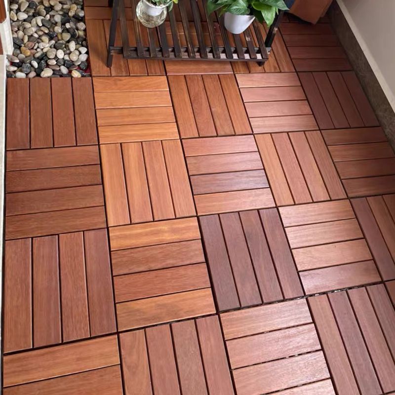 Outdoors Mildew Resistant Laminate Floor Dark Wood Laminate Plank Flooring