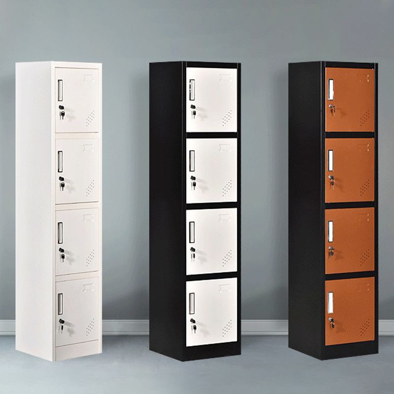 Metal Hinged Door Storage Cabinet Contemporary Cabinet for Bathroom