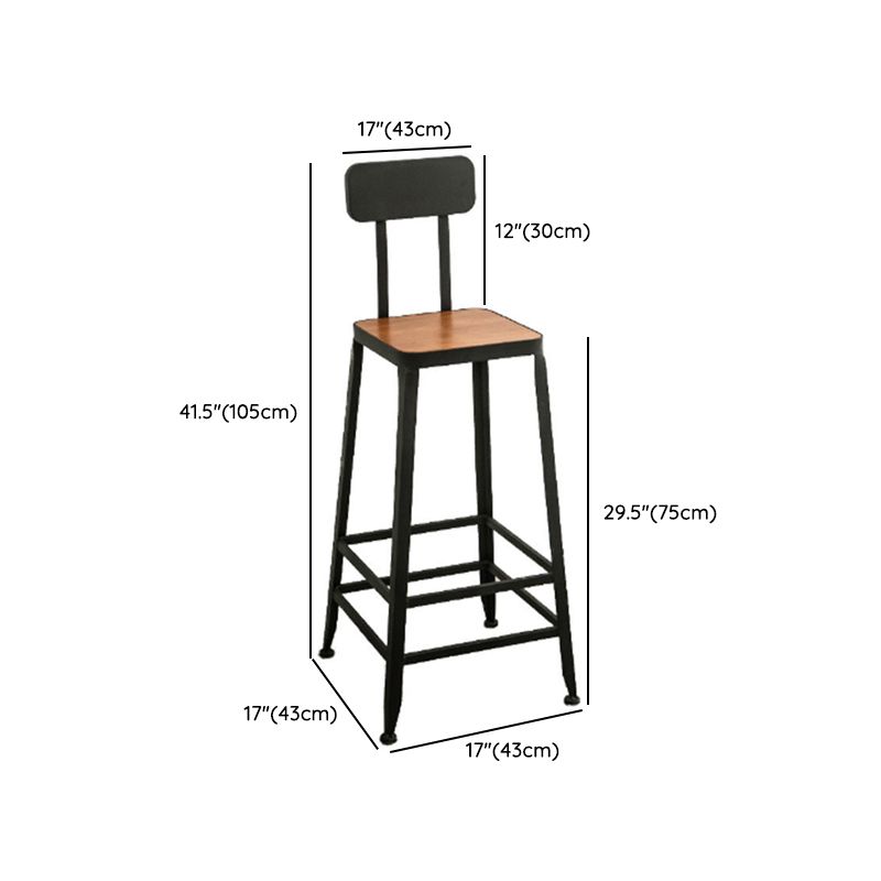 Contemporary Rectangle Bar Set 1/5 Pieces Solid Wood Pub Dining Set for Dining Room