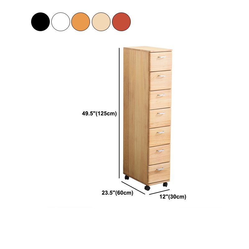 23.62" Wide Accent Chest with Drawers Water Resistant Chest with Wheels
