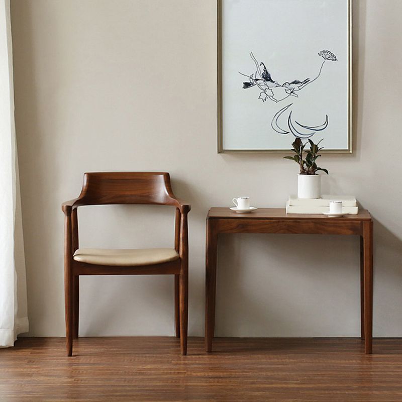 Solid Wood Kitchen Dining Chairs Traditional Arm Dining Chairs