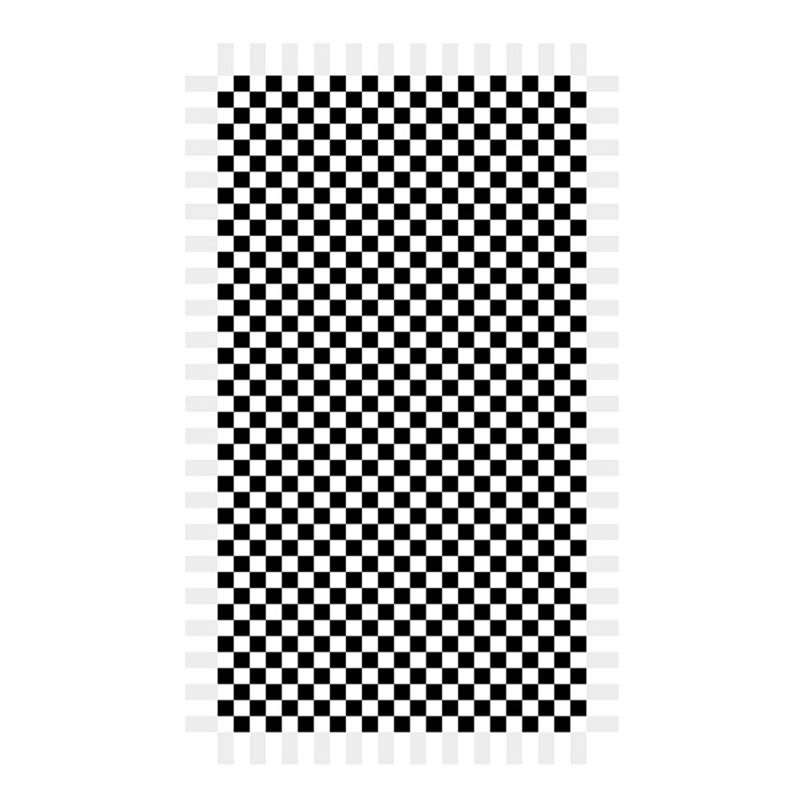 Simplicity Plaid Area Rug Polyester Carpet Non-Slip Backing Rug for Home Decoration