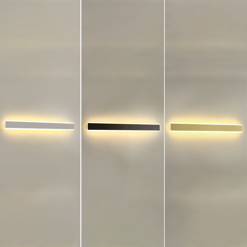 Wall Sconce Lighting Simple Style LED Metal Wall Mounted Light for Bedroom