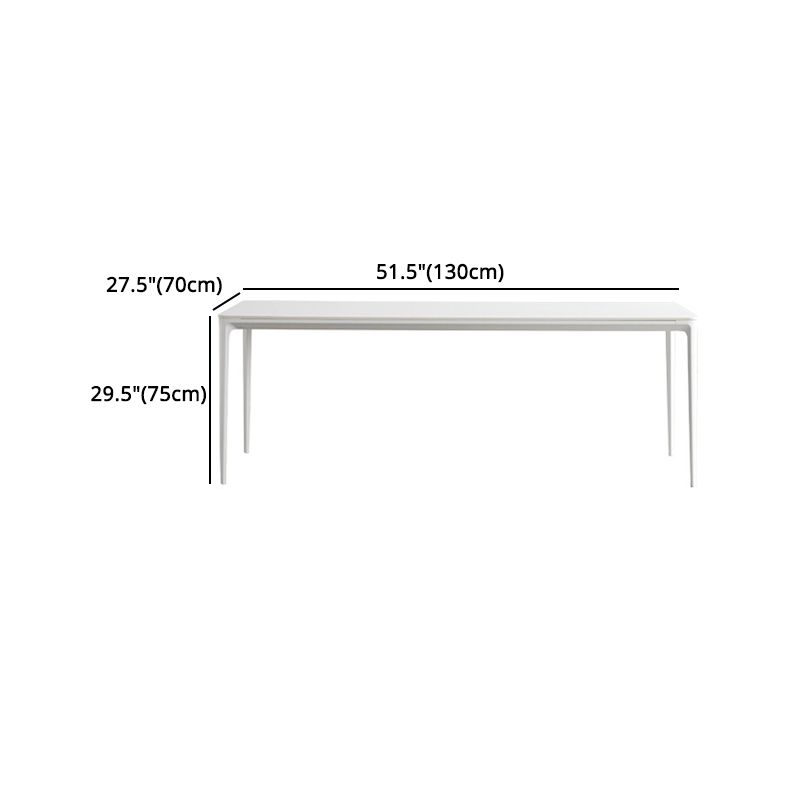 Modern Sintered Stone Top Dining Set Rectangle 1/2/4/5 Pieces Dining Table with Chairs