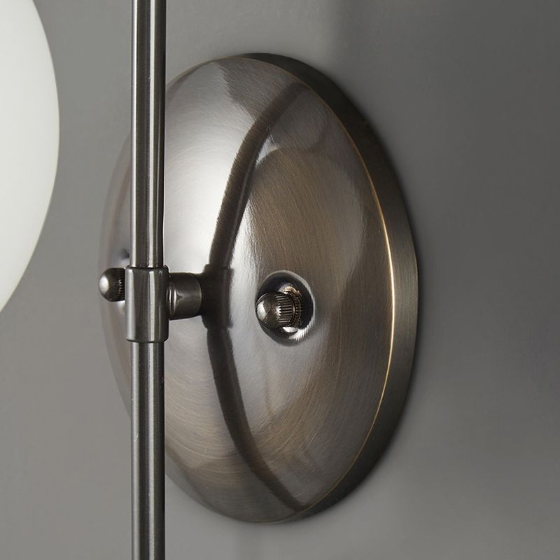 Glass Globe Wall Light Modern 1-Light Wall Lights for Bedroom