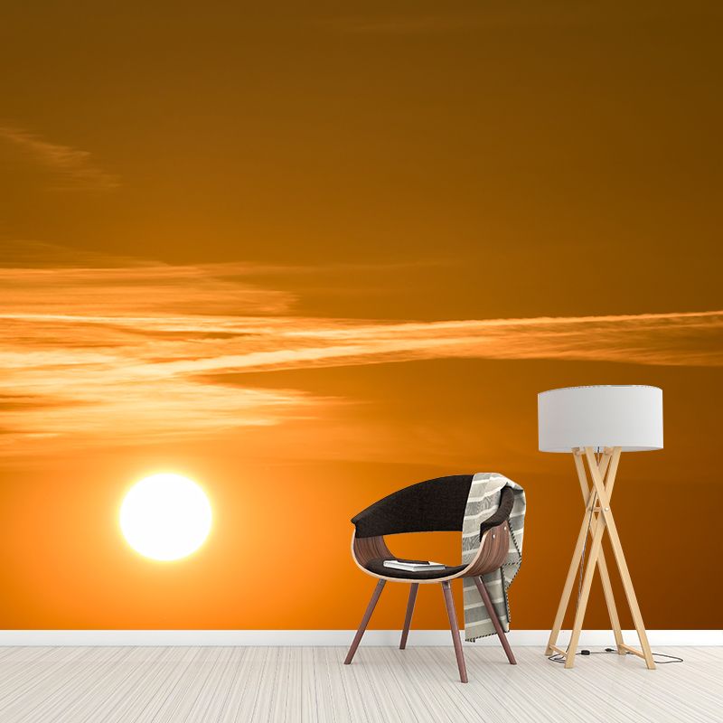 Evening Sky Mural Moisture-Resistant Wall Decoration for Living Room Bedroom