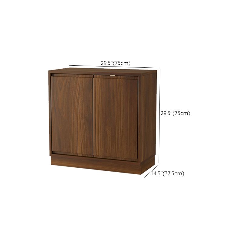 Contemporary Brown Walnut Kitchen Island Table for Dining Room