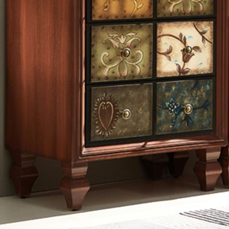 Contemporary 23.62'" Wooden Chest, Rectangle Accent Chest with Drawers