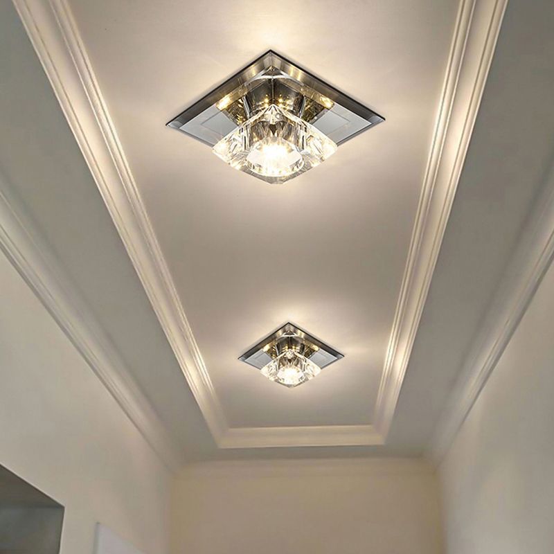Geometric Flush Mount Light Close to Ceiling Lighting Fixture Modern Flush Mount Ceiling Light