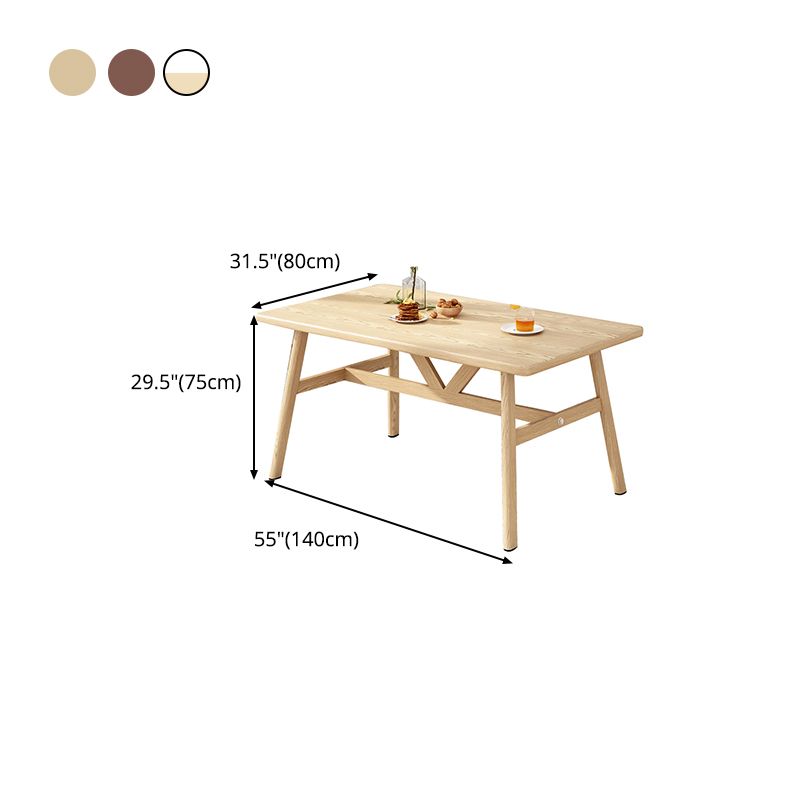 Modern 1/2/5/7 Pieces Dining Set Rectangle Wood Dining Table for Dining Room