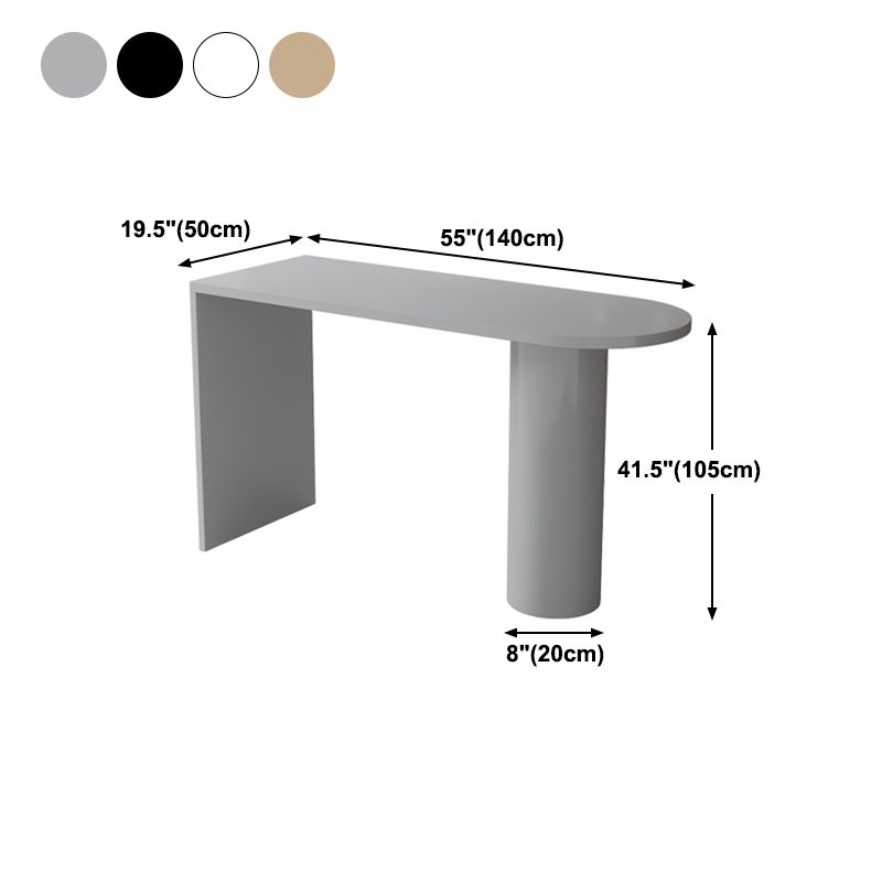 Industriel 41,3 "H TABLE DE BAR TABLE BISTRO SPÉCIALITÉ TABLE AVEC DOUBLE PIEDELLEMENT