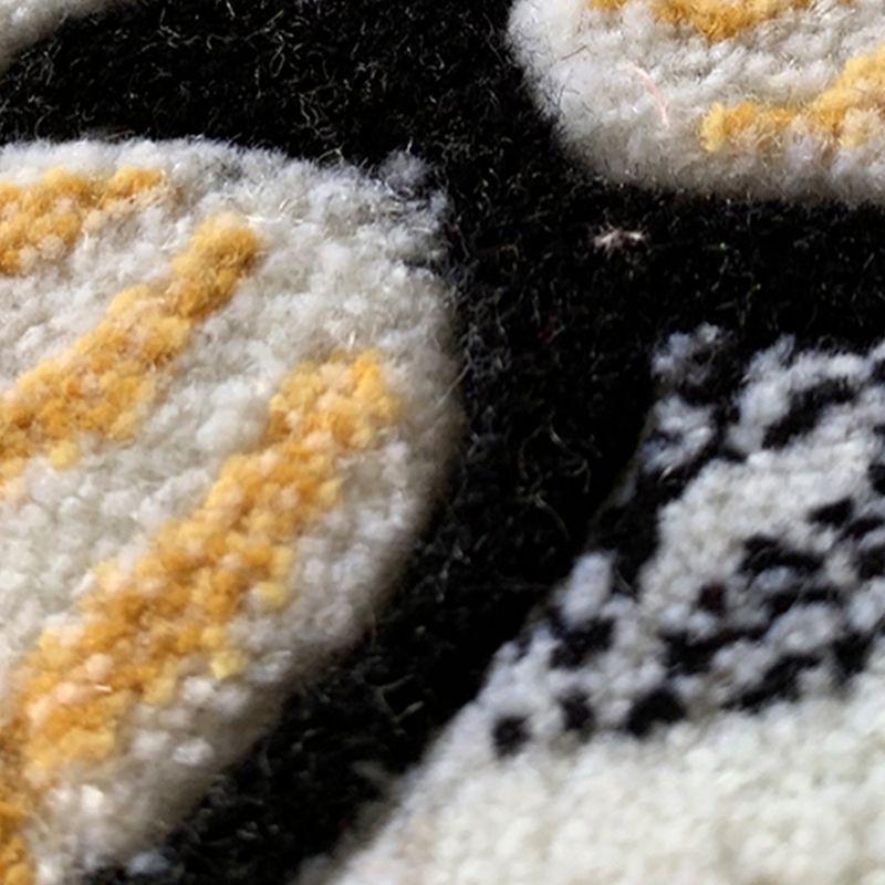 Stilvoller Innenteppich Freizeittiere Muster Teppich Polyester Flecken widerstandsfähiger Teppich für Wohnzimmer