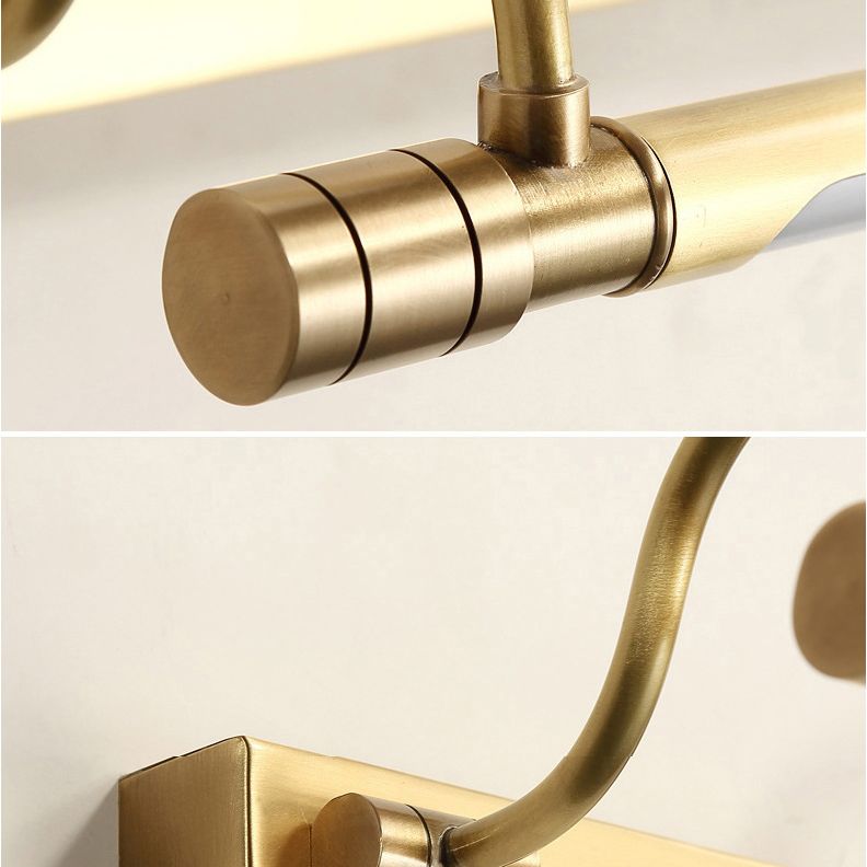 Vintage Simplicity Cylinder Vanity Sconce Lights Acrylic Wall Mount Light Fixture for Bathroom
