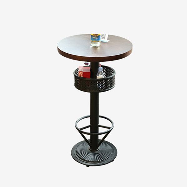 Modern 1/2/3 Pieces Wooden Pub Table Set Fixed Table Counter Table for Dining Room