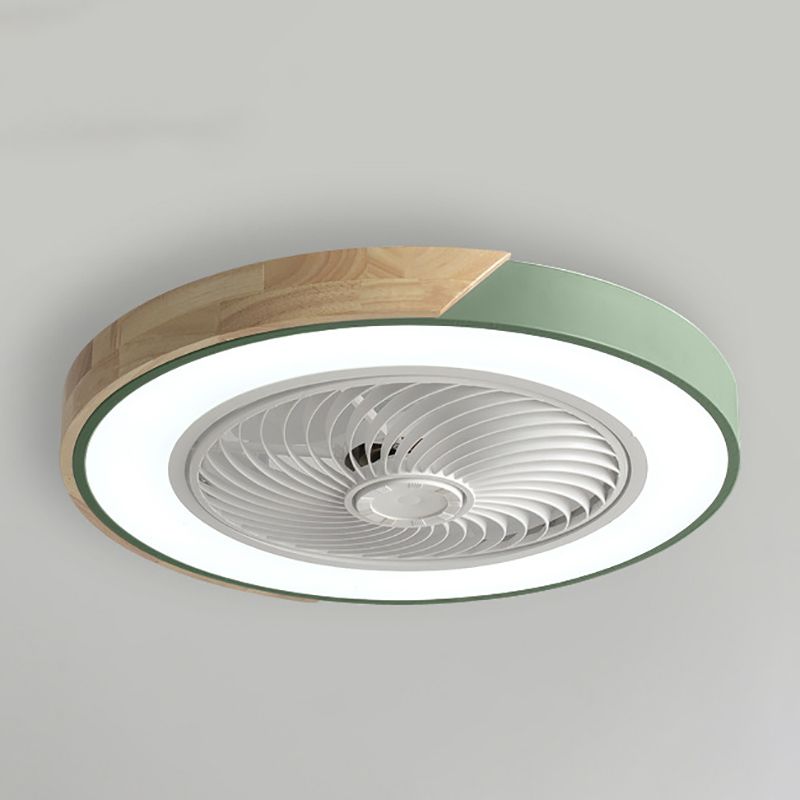 Ventilateur de plafond de style moderne Light à 1 lumière LED MONT PLAGE LEU