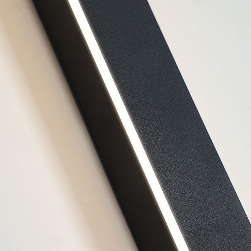 1 Light Linear Wall Lamp Simplicity Metal Wall Mounted Light Fixture