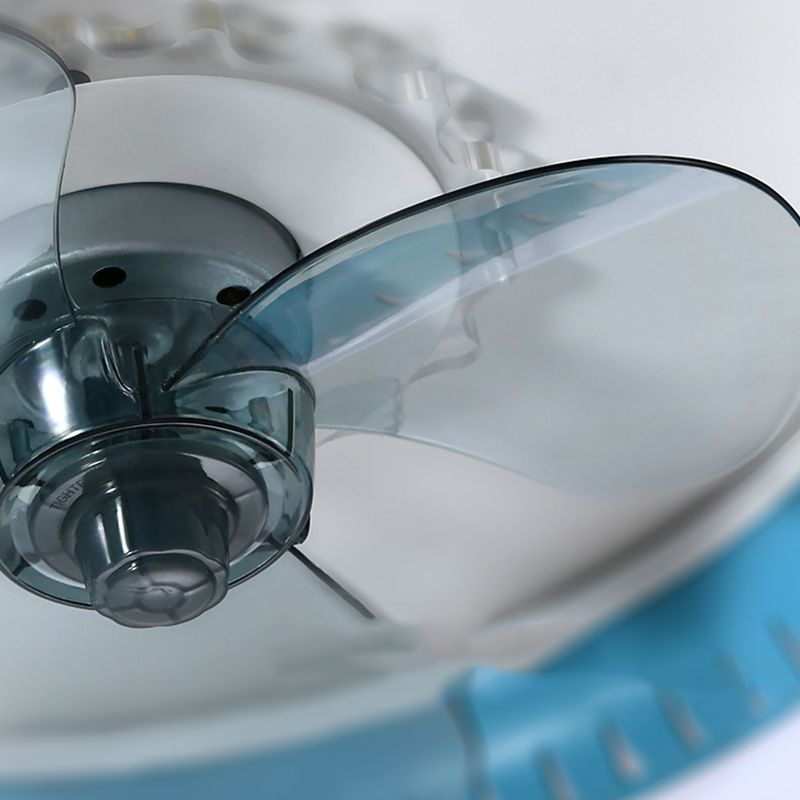 Moderne stijl plafondventilator verlichting metaal 1 licht plafondventilator licht voor keuken