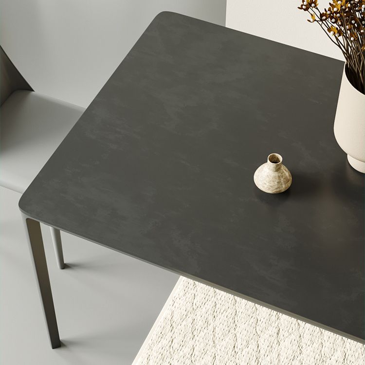 Modern 1/3/4 Pieces Dining Set Rectangle Sintered Stone Dining Table for Dining Room