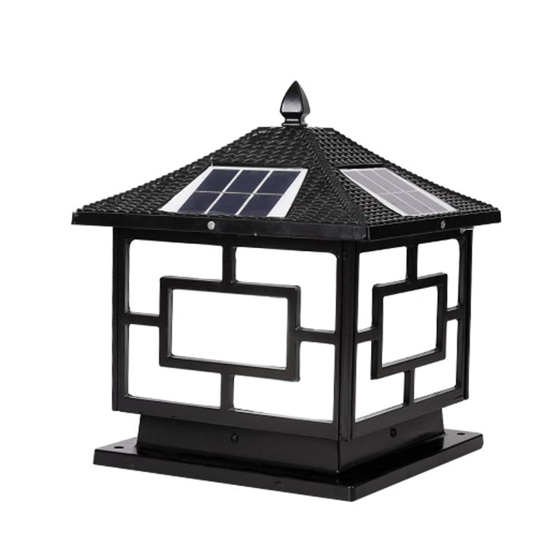 Modern LED Pillar Light Creative Solar Lighting Fixture for Garden
