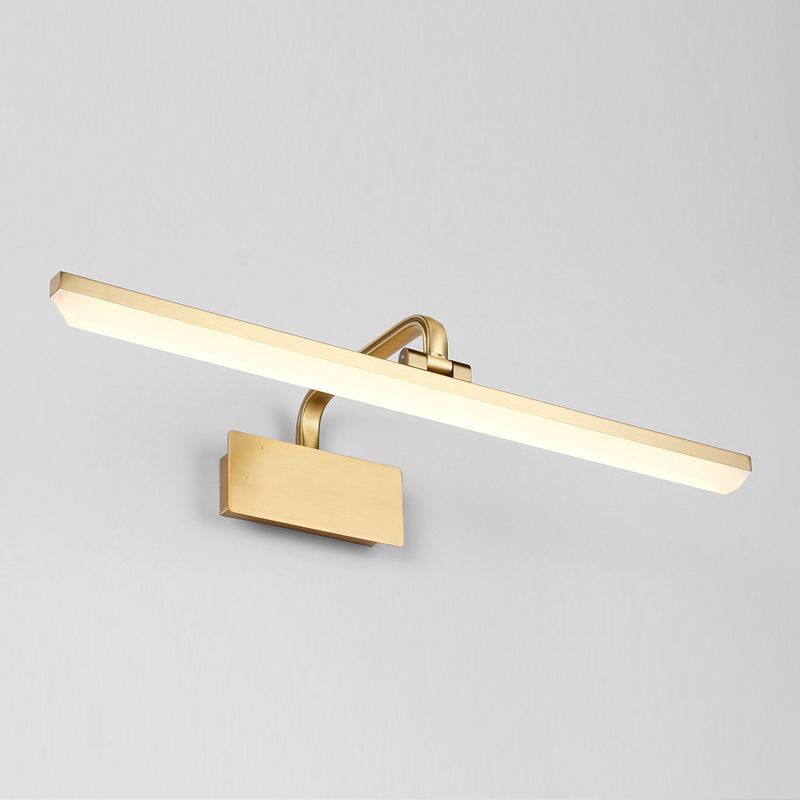 Moderne stijl lineaire wand gemonteerde lampen metalen 1-licht LED ijdelheid lichtbalk