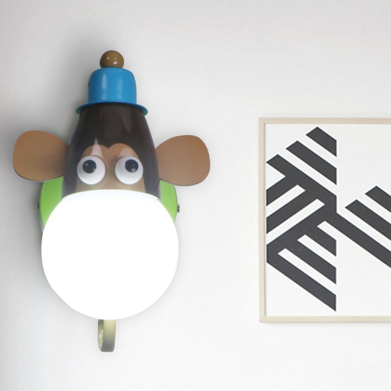 Luces creativas de luz de pared de estilo moderno Lámpara de forma de animal para la habitación del niño dormitorio