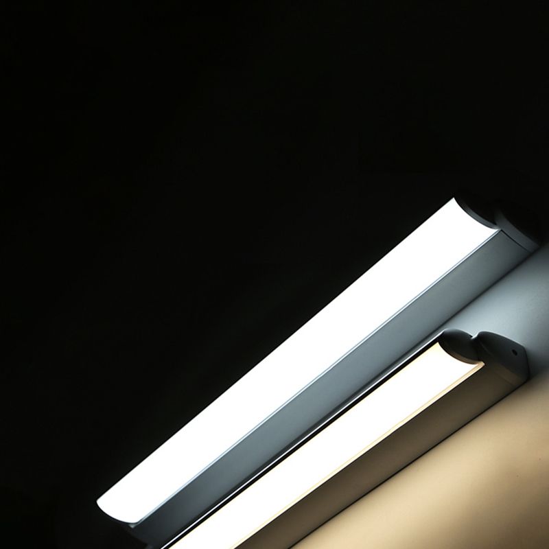 Modern Metallic LED Wall Sconce Simple Bathroom Vanity Lighting Fixture