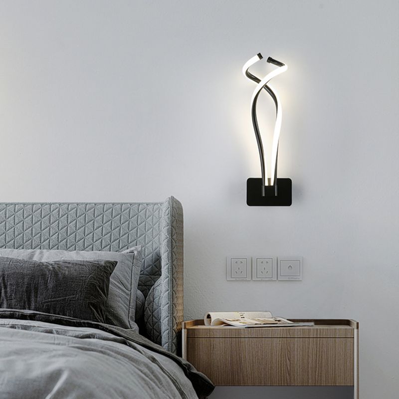 Nachtwandlicht moderner Minimalismus führte zwei Lichtmontage -Beleuchtung