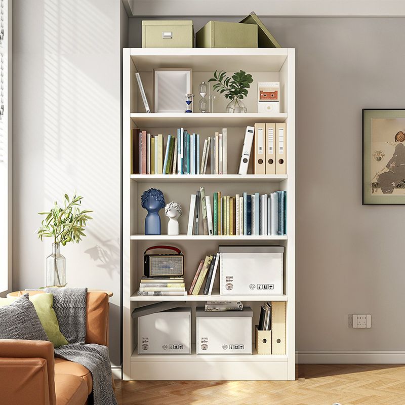 Closed Wooden Bookcase Modern Home Minimalist Living Room Standard Bookshelf