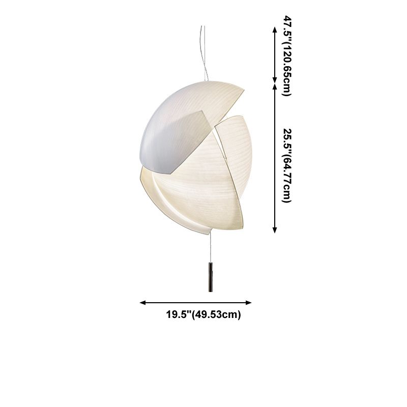 Style géométrique moderne à la lampe à suspension de lampe pendang léger pour salle à manger cafée