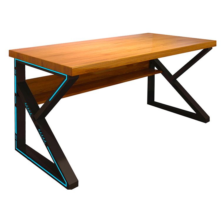 Contemporary Rectangular Computer Desk Home Solid Wood Office Desk