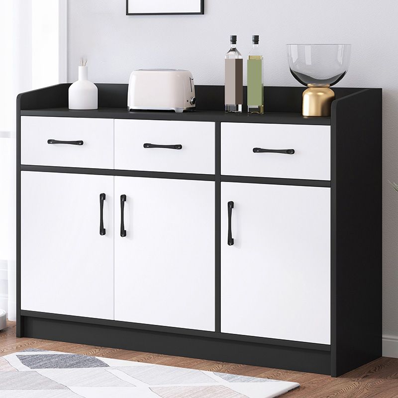 13.77" Wide Accent Chest with Drawer Contemporary Wood Chest with Door
