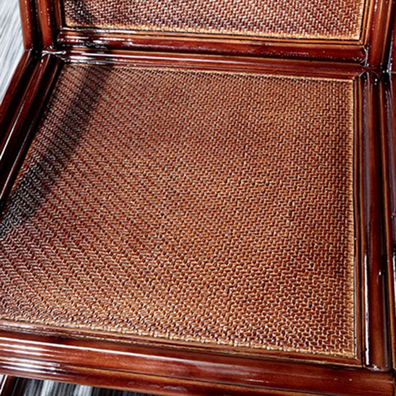 Mid Century Modern Indoor Rocking Chair Wooden Rattan Rocking Chair