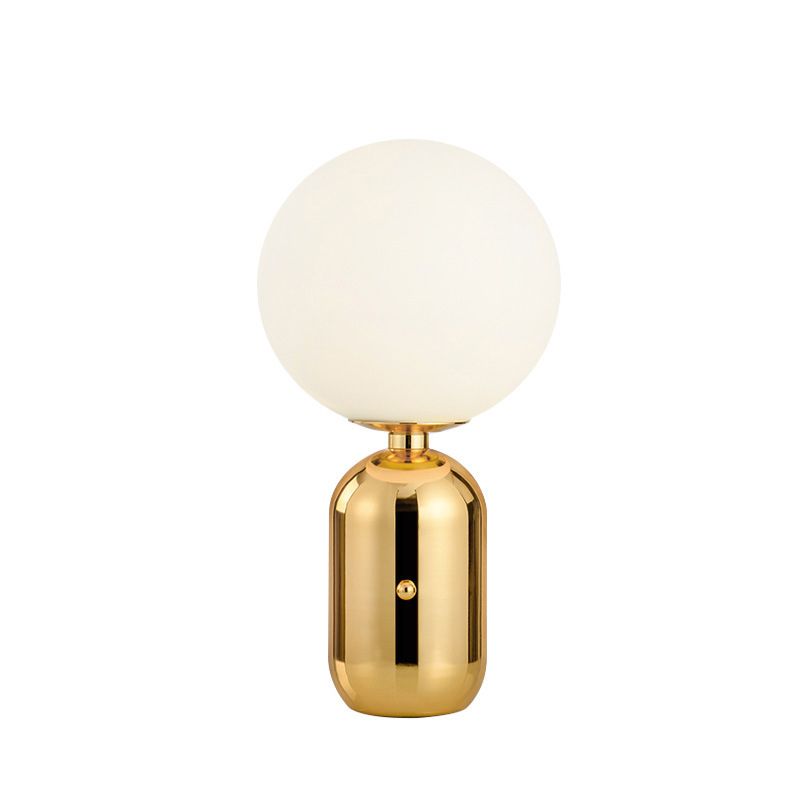 Glass Spherical Table Light Modern 1 Light Table Lamp
