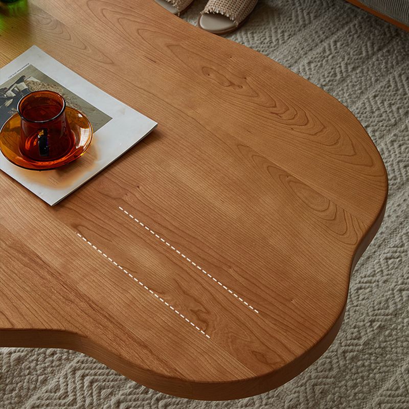 Nordic Style Cocktail Table Pine Material Wood ColorFree Shape Coffee Table