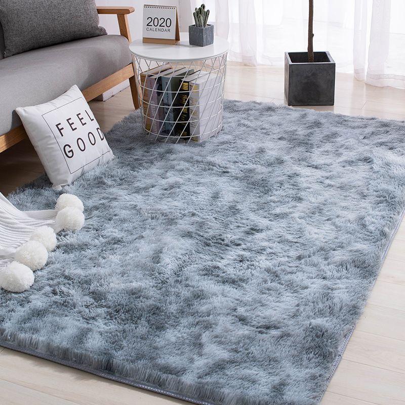 Tapis moderne de moquette de tapis en polyester tapis de support non glipt