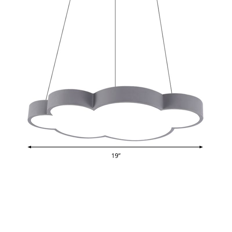 Floating Cloud Hanging Light Nordic Style Acrylic Pendant Light for Dining Room
