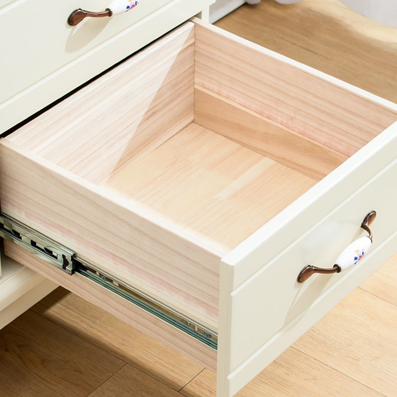15.74" Wide Accent Chest with Drawers Solid Wood Chest with Cabriole Legs
