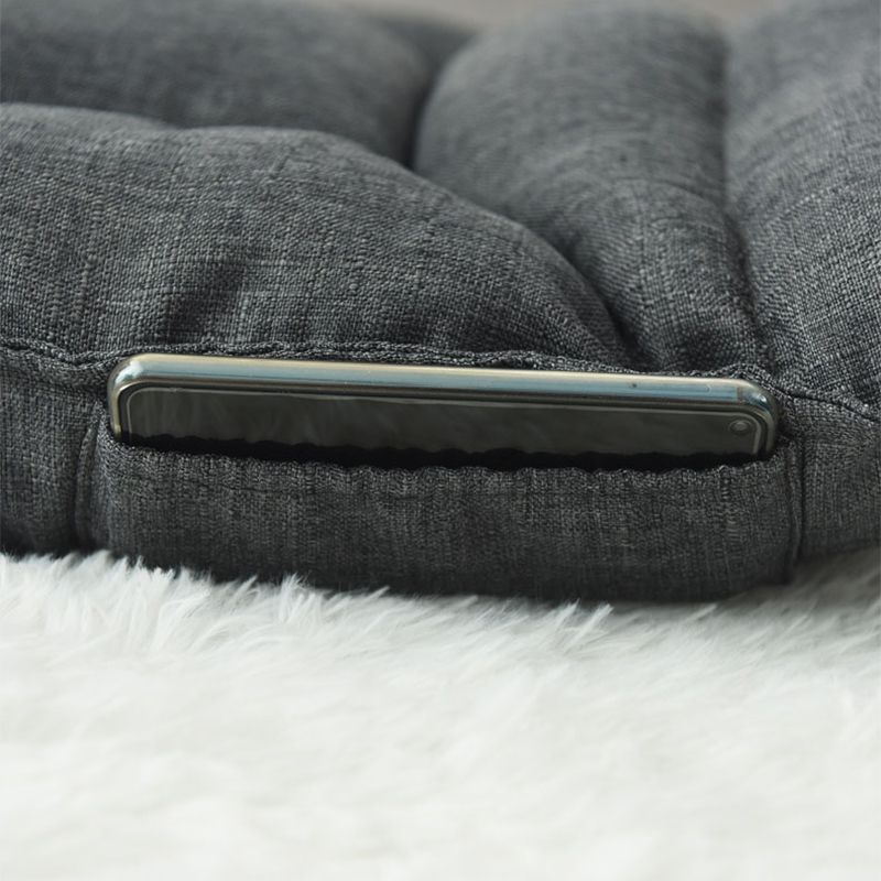 Solid Color Armless Chair Convertible Chair for Living Room/Bedroom