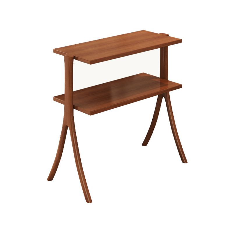 Modern Style Open Back Bookshelf Horizontal Bookcase with Shelves