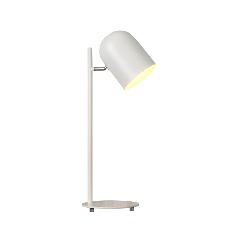 Roteerbaar metalen beker Studie Licht 1 kop Macaron Loft Desk Light met plug -in koord voor kantoor