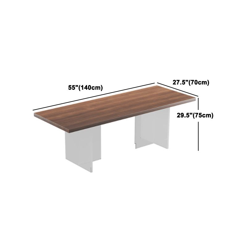 Modern 1/6 Pieces Dining Set Rectangle Pine Wood Dining Table for Dining Room