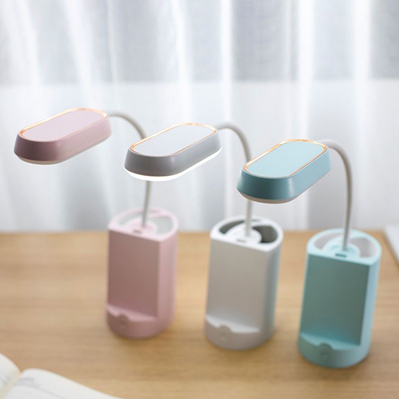 Lampe de table légère de table moderne avec port USB Plastique 1 lampe de table légère