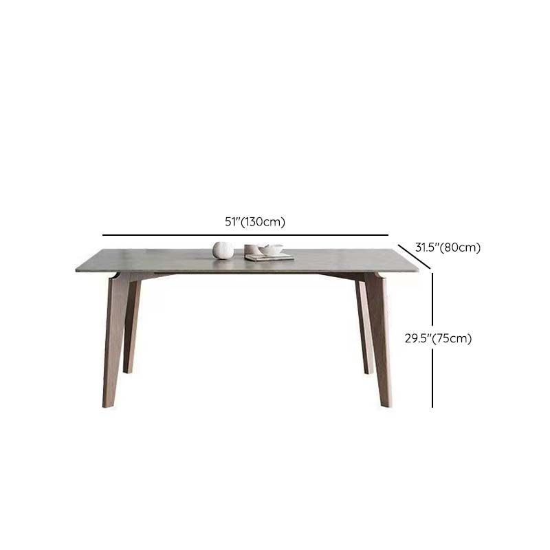 Modern Dining Sintered Stone Table Dining Rectangle Table for Home Use