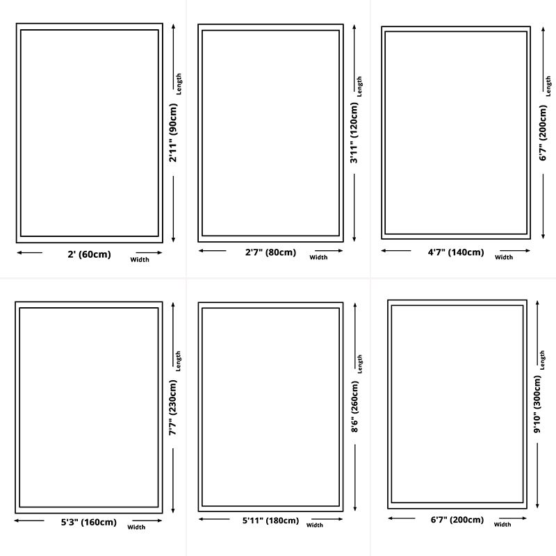 Color Mixed Simple Area Carpet Polyester Color Blooming Indoor Rug Easy Care Carpet for Living Room